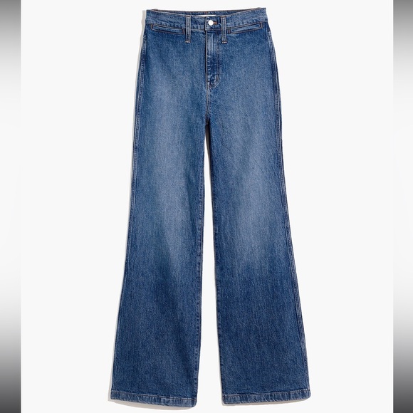 Madewell 11" High-Rise Flare Jeans in Mersey
Wash Size 24. In mint condition. - Picture 11 of 12